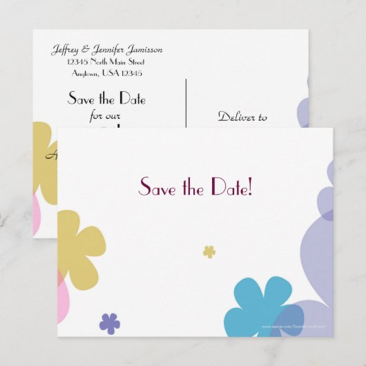 Invitation à la fête d'anniversaire des 50 ans "Sa (Devant / Derrière)