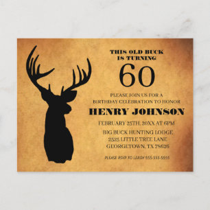 Invitation à la fête d'anniversaire des 60 ans de
