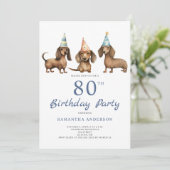 Invitation à la fête d'anniversaire des 80 ans du (Debout devant)