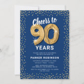 Invitation à la fête d'anniversaire des 90 ans de (Devant)