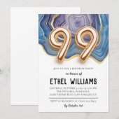 Invitation à la fête d'anniversaire des 99 ans (Devant / Derrière)
