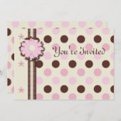 Invitation à la fête d'anniversaire des à petits p (Devant / Derrière)