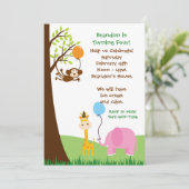 Invitation à la fête d'anniversaire des animaux de (Debout devant)