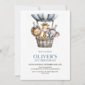 Invitation à la fête d'anniversaire des animaux de (Devant)