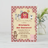 Invitation à la fête d'anniversaire des animaux de (Debout devant)