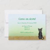 Invitation à la fête d'anniversaire des animaux de (Dos)