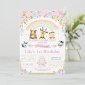 Invitation à la fête d'anniversaire des animaux de (Debout devant)