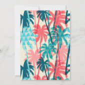 Invitation à la fête d'anniversaire des années 80 (Dos)