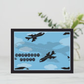 Invitation à la fête d'anniversaire des avions (Debout devant)