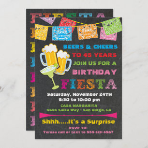Invitation à la fête d'anniversaire des bières de