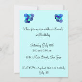 Invitation à la fête d'anniversaire des Bulles ble (Dos)