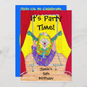 Invitation à la fête d'anniversaire des capitaines (Devant / Derrière)