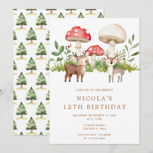 Invitation à la fête d'anniversaire des cerfs de b