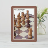 Invitation à la fête d'anniversaire des Chessmen (Debout devant)