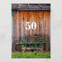 Invitation à la fête d'anniversaire des cyclistes