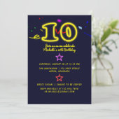 Invitation à la fête d'anniversaire des dix ans av (Debout devant)