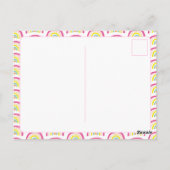 Invitation à la fête d'anniversaire des filles arc (Dos)