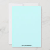 Invitation à la fête d'anniversaire des filles de (Dos)
