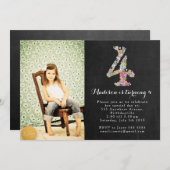 Invitation à la fête d'anniversaire des filles de  (Devant / Derrière)