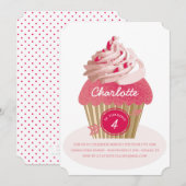 Invitation à la fête d'anniversaire des filles de (Devant / Derrière)