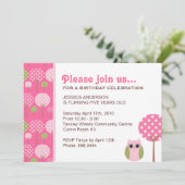 Invitation à la fête d'anniversaire des filles de (Debout devant)