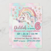 Invitation à la fête d'anniversaire des filles de (Devant / Derrière)