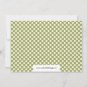 Invitation à la fête d'anniversaire des filles de  (Dos)