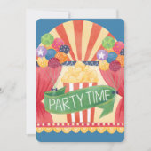 Invitation À la fête d'anniversaire des films (Devant)