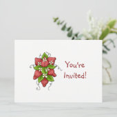 Invitation à la fête d'anniversaire des fraises (Debout devant)
