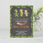 Invitation à la fête d'anniversaire des garçons de (Debout devant)