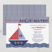 Invitation à la fête d'anniversaire des jeunes Nau (Devant / Derrière)