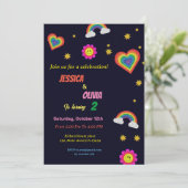 Invitation à la fête d'anniversaire des jumeaux ar (Debout devant)