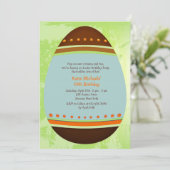 Invitation à la fête d'anniversaire des oeufs de P (Debout devant)