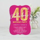 Invitation à la fête d'anniversaire des Quarante a (Debout devant)