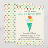 Invitation à la fête d'anniversaire des Scoops et  (Devant / Derrière)