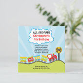 Invitation à la fête d'anniversaire des trains de  (Debout devant)