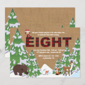 Invitation à la fête d'anniversaire des Winter Eig (Devant / Derrière)