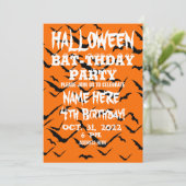 INVITATION À LA FÊTE D'ANNIVERSAIRE D'HALLOWEEN (Debout devant)