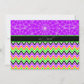 Invitation à la fête d'anniversaire d'Halloween (Dos)