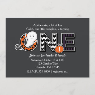 Invitation à la fête d'anniversaire d'Halloween d'