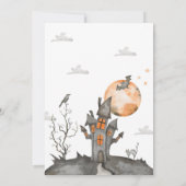 Invitation à la fête d'anniversaire d'Halloween éf (Dos)