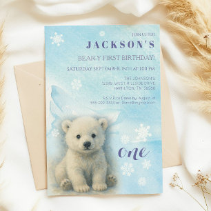 Invitation à la fête d'anniversaire d'hiver