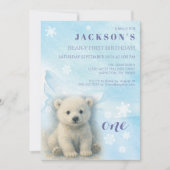 Invitation à la fête d'anniversaire d'hiver (Devant)