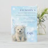 Invitation à la fête d'anniversaire d'hiver (Debout devant)