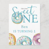 Invitation à la fête d'anniversaire Donut Sweet On (Devant)