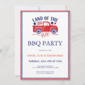 Invitation à la fête d'anniversaire du 14 juillet (Devant)