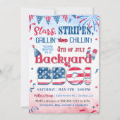 Invitation à la fête d'anniversaire du 4 juillet a (Devant)