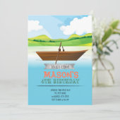 Invitation à la fête d'anniversaire du bateau (Debout devant)