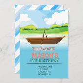 Invitation à la fête d'anniversaire du bateau (Devant / Derrière)