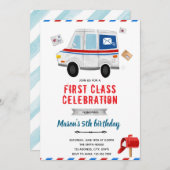 Invitation à la fête d'anniversaire du camion cour (Devant / Derrière)